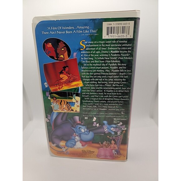 PETER PAN (VHS, 1990) Walt Disney’s Classic, Black Diamond Edition and Many more - Picture 9 of 11
